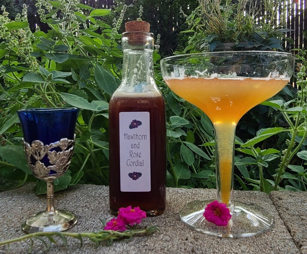 Hawthorn Rose Cordial cocktails