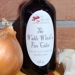 Bottle of fire cider